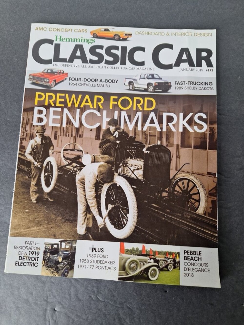 HEMMINGS CLASSIC CAR MAGAZINES - ALL TWELVE 2019 ISSUES - ALL IN GOOD SHAPE - Picture 11 of 14
